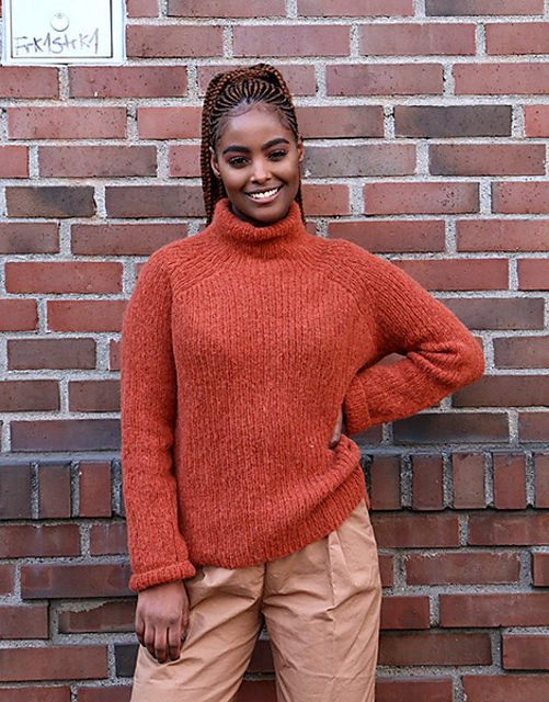 Turtle Rib Sweater / Høyhalset ribbegenser