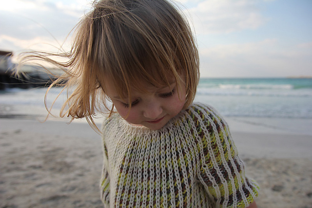 Stripy dress for Stella / Stellas stripekjole