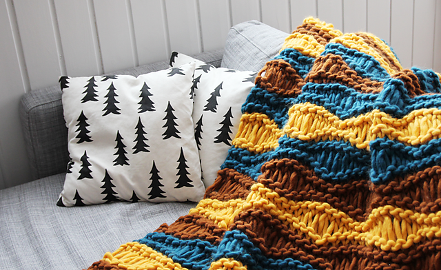Breezy Sofa Blanket / Liten storm sofapledd