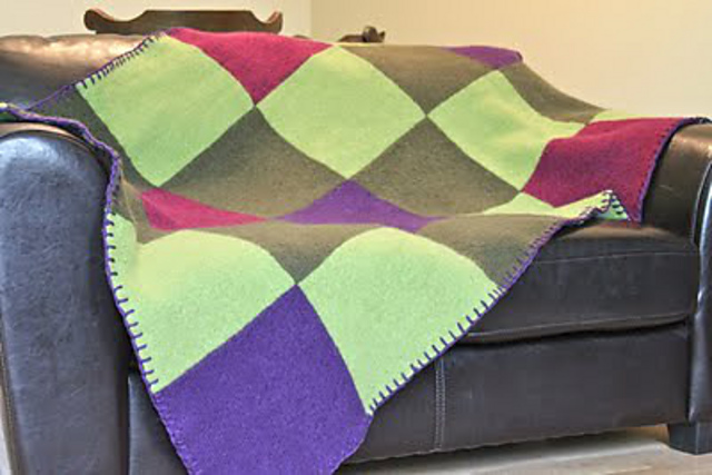 Felted Wool A+ Wedding Blanket