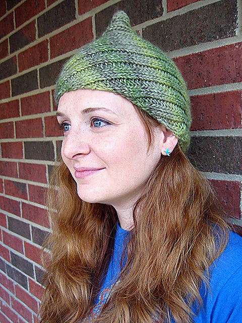 Off-Kilter Bias Pixie Hat v.1