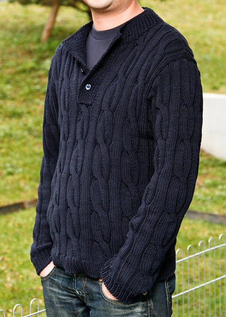 Cable Pullover In Rib Knit #1