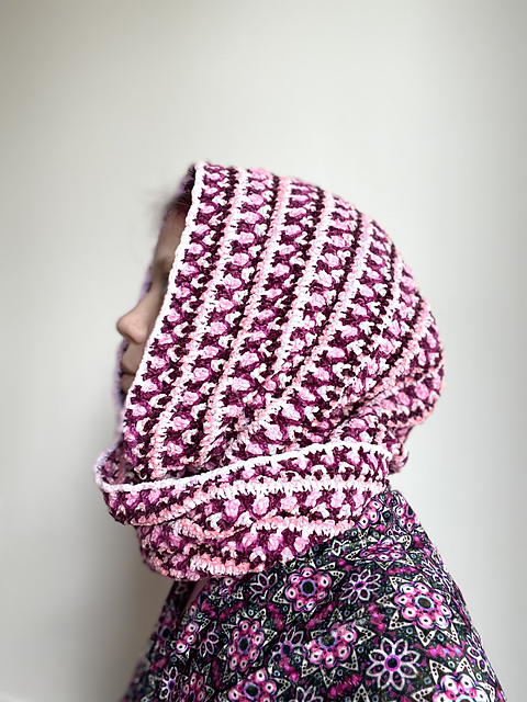 Midnight Hooded Scarf Hat