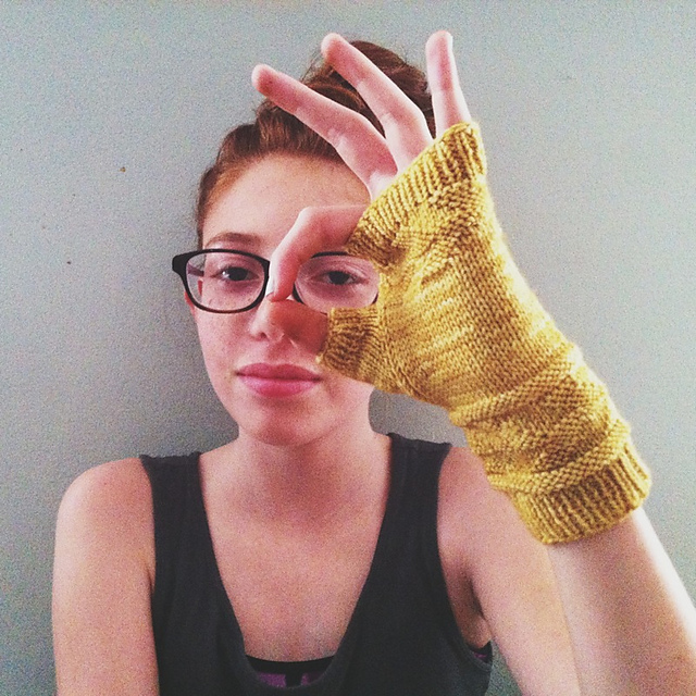 September Fingerless Gloves