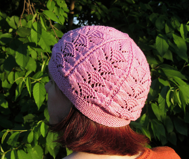 Pink Peony Beret
