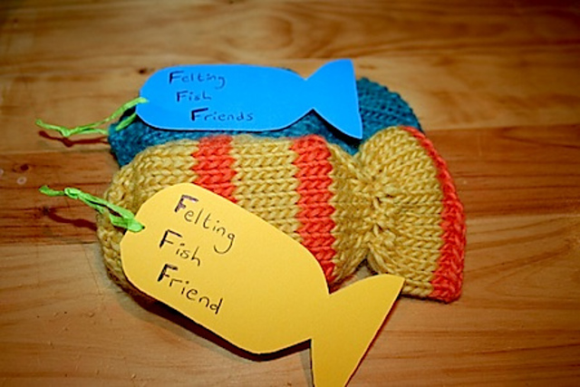 Felting Fish Friends