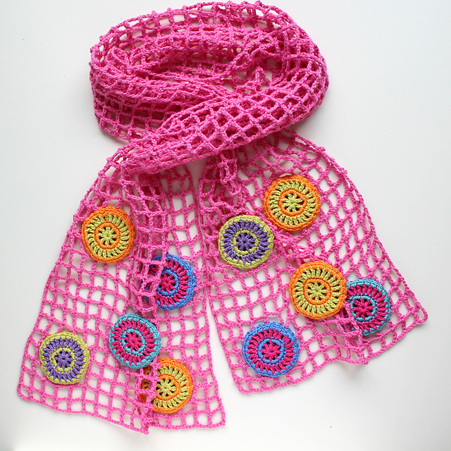Joyful Circles scarf