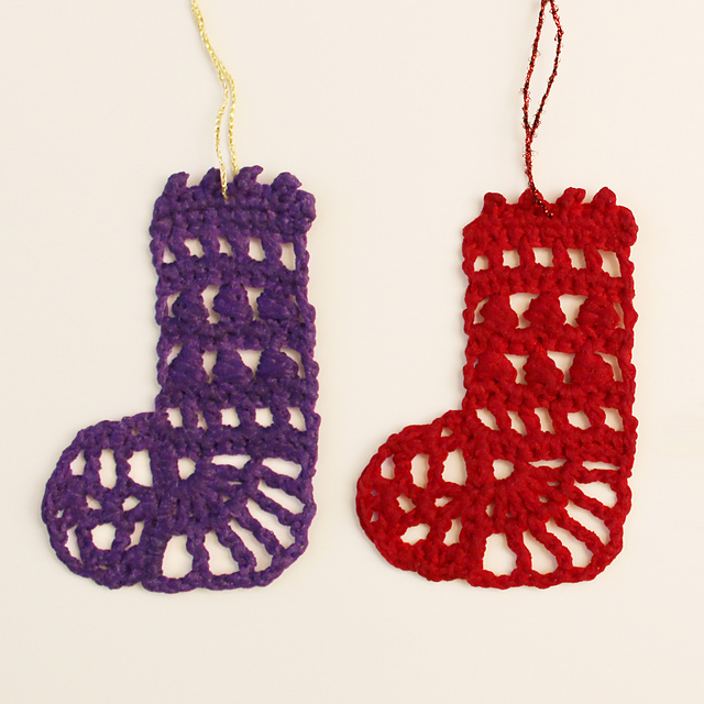Christmas stocking applique