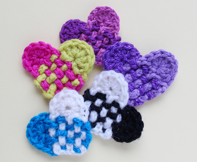 Basket weave heart ornament