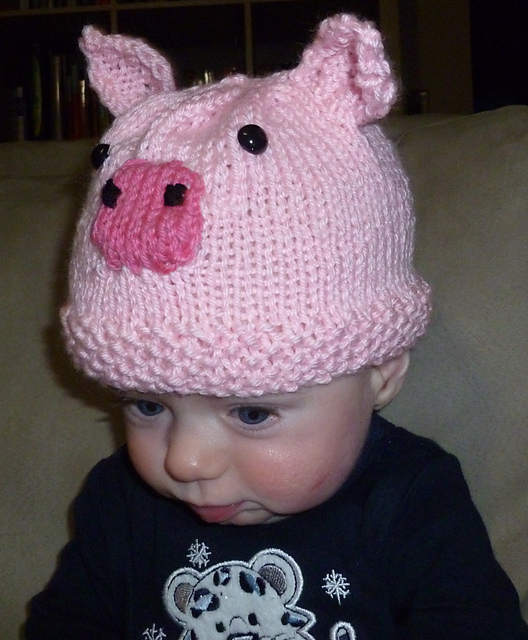 Baby Pig Hat