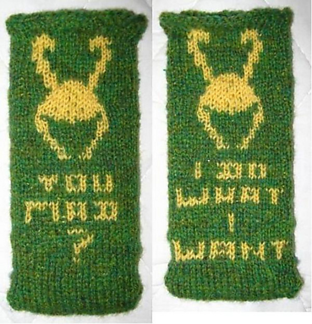 Nerdgasm (Loki themed phone cosy)