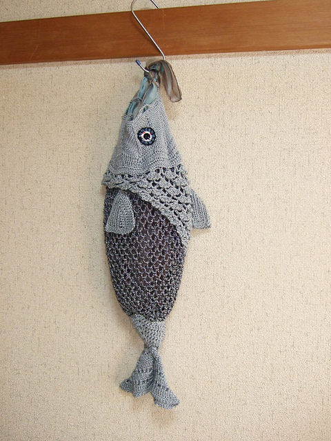 Ravelry: Fish Bag pattern by JUN MIKAMI (三上 純）
