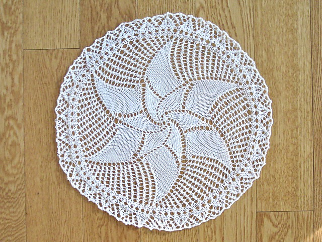 Novel Knitted Table Centre