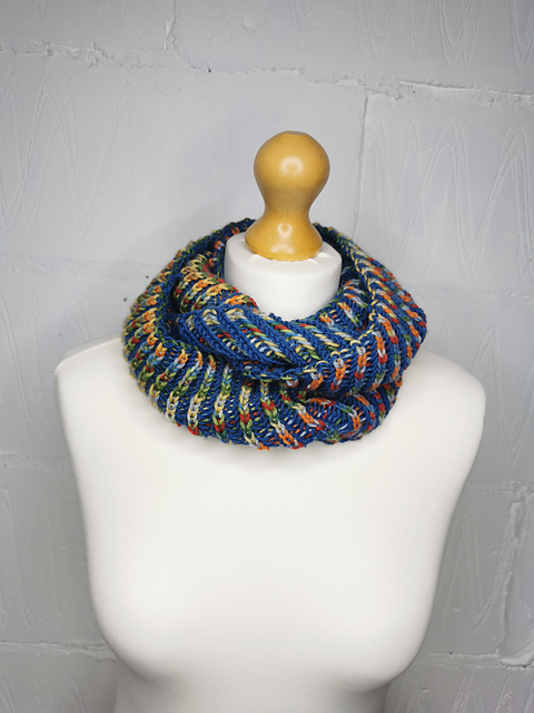 Brioche Infinity Scarf