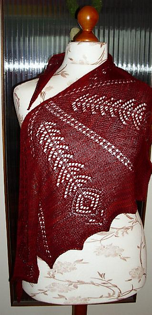 Indian Paintbrush Shawl