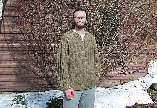 #21 Men's Pullover with Placket & Drawstring