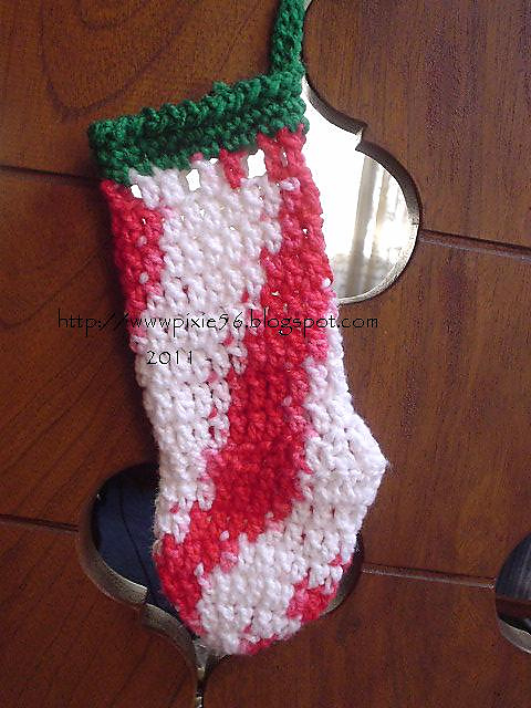 Crochet Christmas stocking