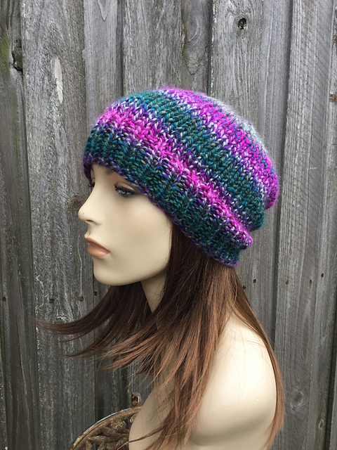 Bulky Beanie Mitered Crown