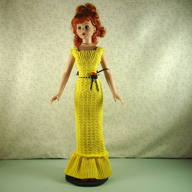 Pleated flounce doll dress