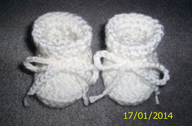 Easy Crochet Bootie Pattern