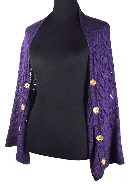 Flemish Block Lace Shrug