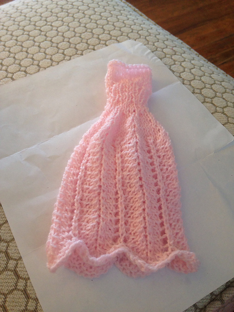Barbie's Lacy pink party dress