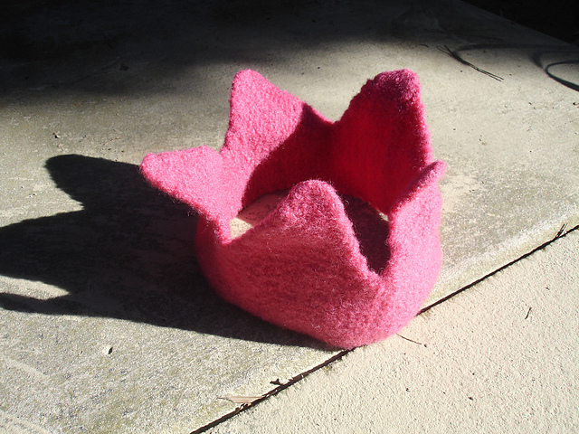 felted crown