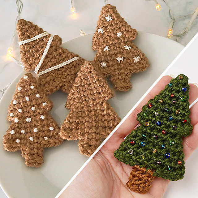 Gingerbread Tree & Christmas Tree Ornaments