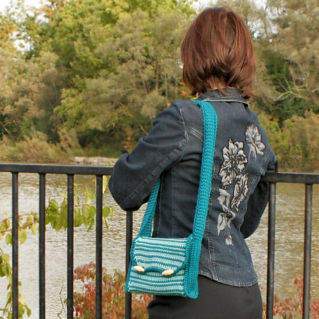 Tunisian Stripe Purse