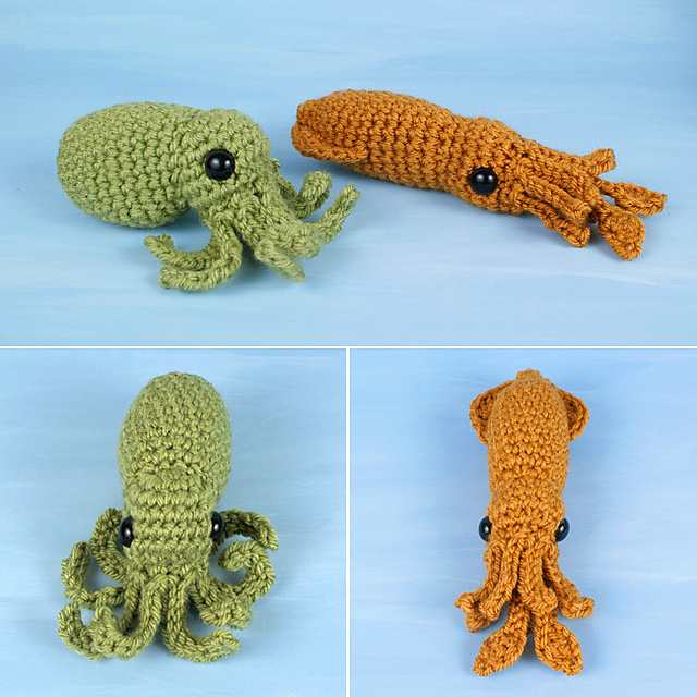 Baby Cephalopods 1: Octopus & Squid