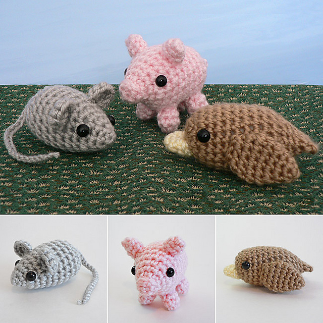 PocketAmi Set 1 (Mouse, Pig, Bird)