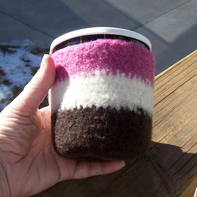 Felted Ice Cream Cozy