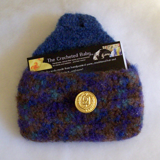 Felted Mini-clutch Purses/Gadget Cases