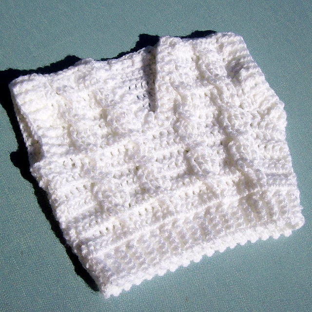 Cable Stitch Vest - Newborn