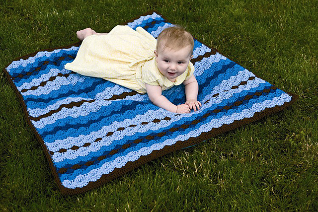 Shell Stitch Snuggle Blanket