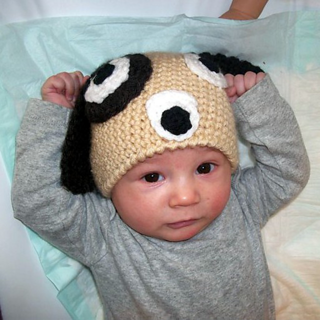 Puppy Dog Beanie Hat