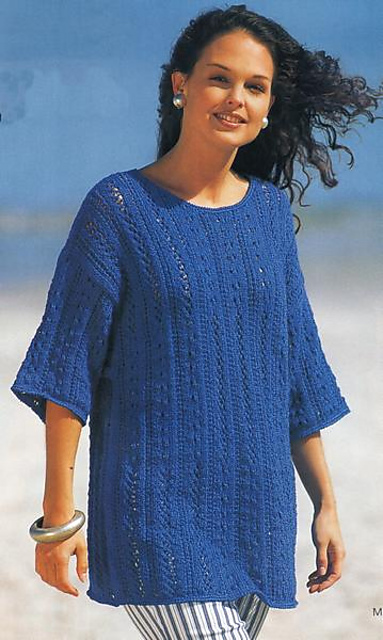 # 09 Pulli mit Musterstreifen