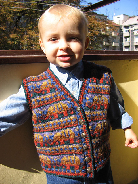 Elephants Waistcoat