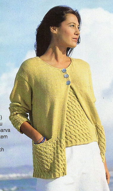 # 07 Apfelgrünes Twinset (Jacke)