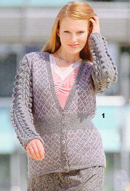 # 01 Jacke mit Jacquardmuster