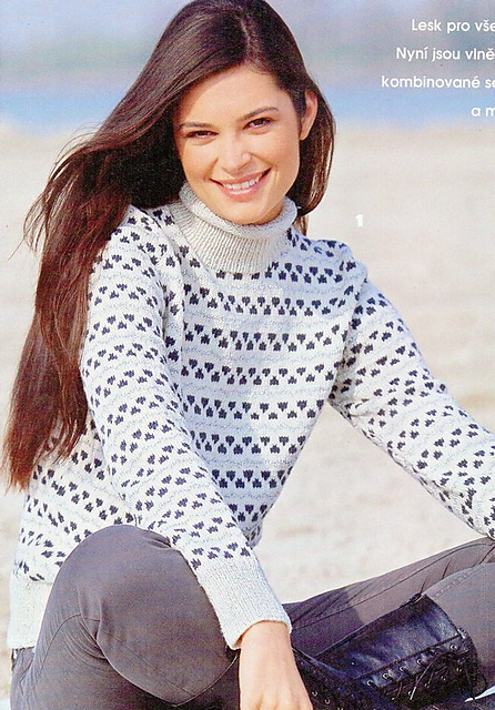 # 01 Pulli mit Minijacquards