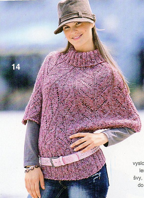 # 14 Poncho Sweater