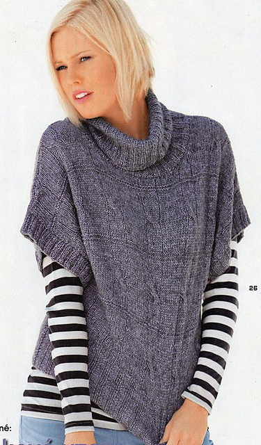 # 26 Pulli mit angestrickten Ärmeln
