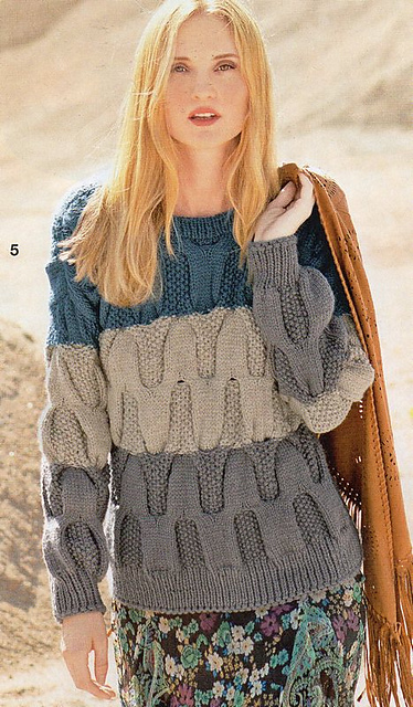 # 05 Pulli mit Blockstreifen