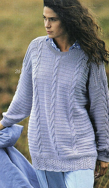 # 26 Pulli mit Musterstreifen