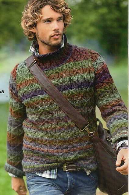 # 45 Pulli im Rautenmuster