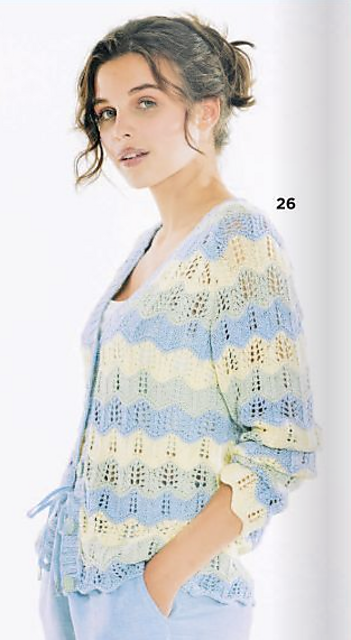 # 26 Streifenjacke