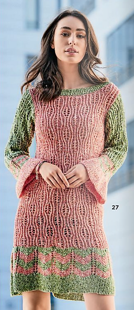# 27 Kleid mit Saumvolants