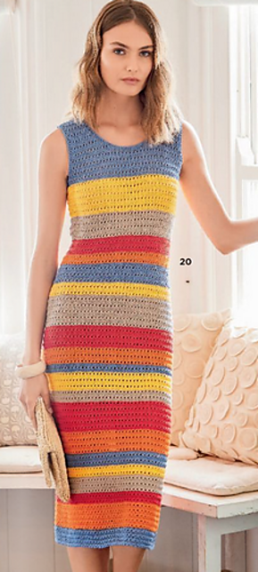 # 20 Gestreiftes Kleid