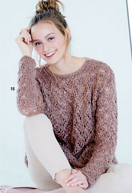 # 15 Ajourmuster-Pulli